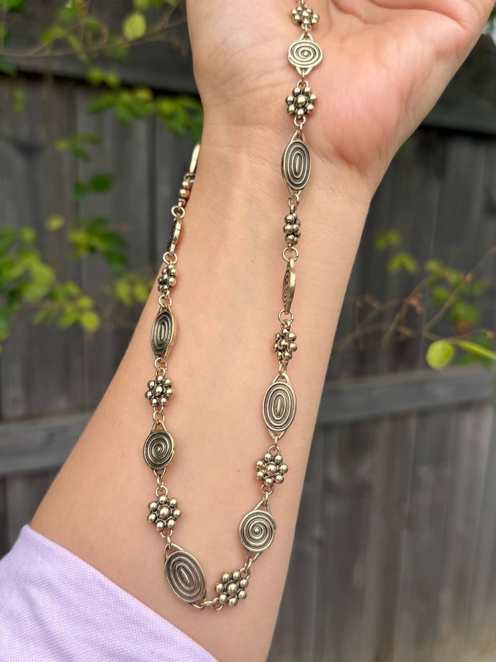 Vintage Gold boho style Necklace - Women Jewelry - Picture 4 of 4